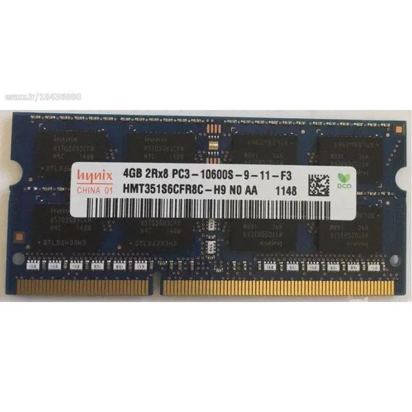رم لپ تاپ اس کی هاینیکس مدل 1333 DDR3 PC3 10600S MHz ظرفیت 4 گیگابایت SKhynix DDR3 PC3 10600s MHz 1333 RAM 4GB