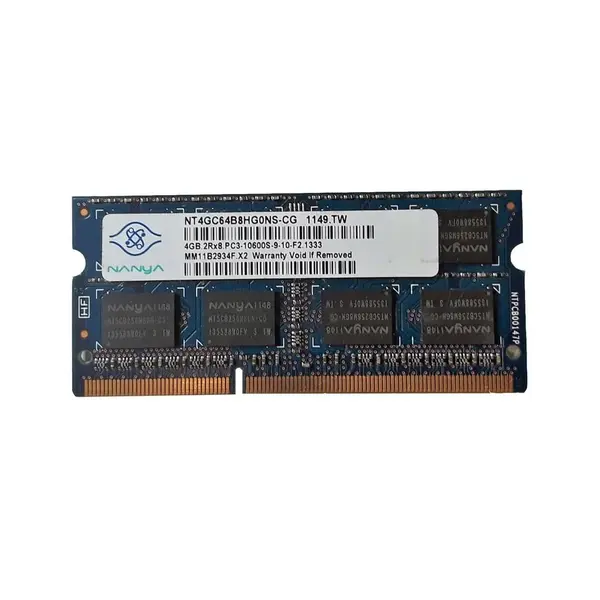 رم لپ تاپ نانیا مدل 1333 DDR3 PC3 10600s MHz ظرفیت 4گیگابایت Nanya DDR3 PC3 10600s MHz 1333 RAM - 4GB
