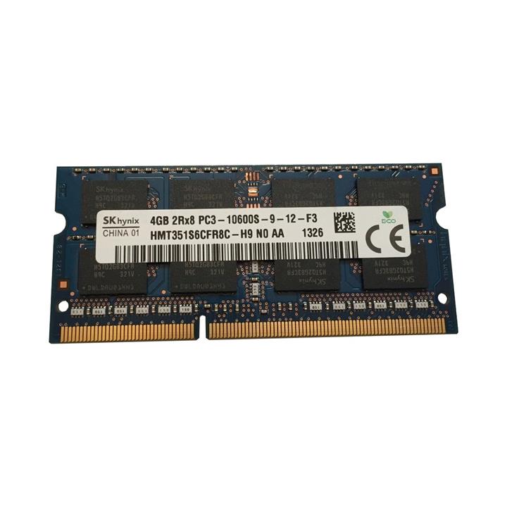 رم لپ تاپ اس کی هاینیکس مدل 1333 DDR3 PC3 10600S MHz ظرفیت 4 گیگابایت SKhynix DDR3 PC3 10600s MHz 1333 RAM 4GB
