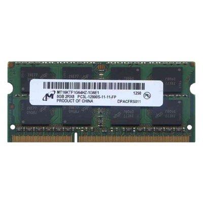 رم لپ تاپ میکرون مدل 1600 DDR3L PC3L 12800S MHz ظرفیت 8 گیگابایت Micron DDR3L PC3L 12800s MHz 1600 RAM 8GB