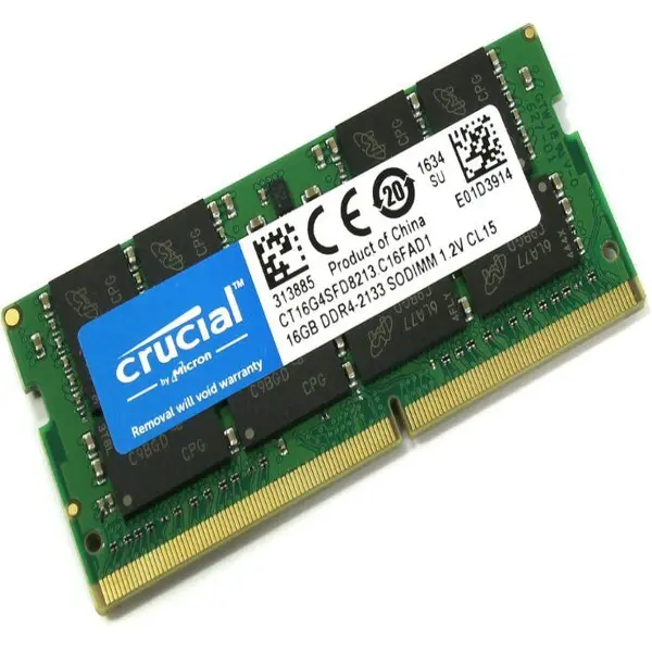 رم لپ تاپ کروشیال 16 گیگابایت با فرکانس 2133 مگاهرتز Crucial PC4-17000 16GB DDR4 2133Mhz CL15 SO-DIMM Laptop Memory
