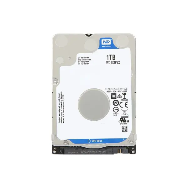 هارد دیسک لپ تاپ وسترن دیجیتال ظرفیت 1 ترابایت Western Digital WD10SPZX Blue 1TB NoteBook Hard Drive