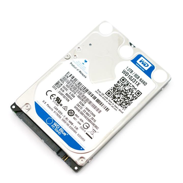 هارد دیسک لپ تاپ وسترن دیجیتال اس اس اچ دی ظرفیت 1 ترابایت Western Digital Blue WD10J31X SSHD NoteBook Hard Drive 1TB