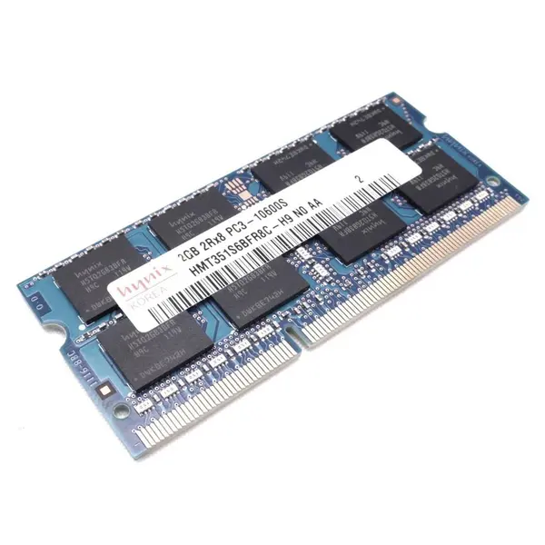 رم لپ تاپ هاینیکس 2 گیگابایت با فرکانس 1333 مگاهرتز Hynix PC3-10600s 2GB 1333MHz Laptop Memory
