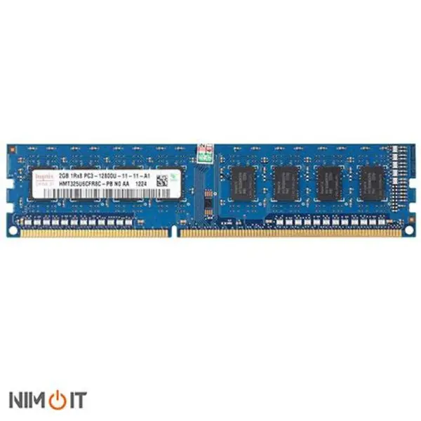 رم لپ تاپ هاینیکس 2 گیگابایت با فرکانس 1600 مگاهرتز Hynix PC3-12800 2GB 1600MHz Laptop Memory - 2