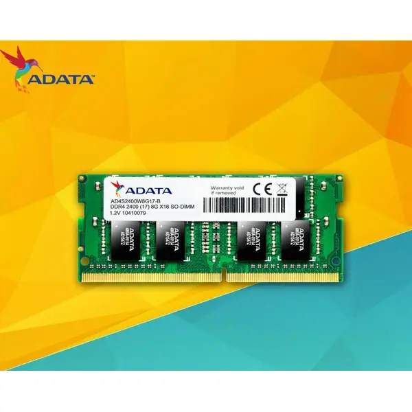 رم لپ تاپ ای دیتا با فرکانس 2400 مگاهرتز و حافظه 4 گیگابایت ADATA PC4-19200 DDR4 4GB 2400MHz SODIMM Laptop Memory