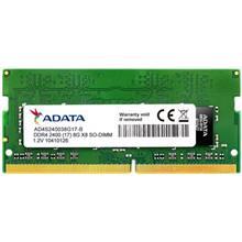 رم لپ تاپ ای دیتا با فرکانس 2400 مگاهرتز و حافظه 8 گیگابایت ADATA PC4-19200 DDR4 8GB 2400MHz SODIMM Laptop Memory