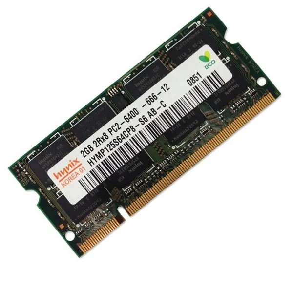 رم لپ تاپ هاینیکس 2 گیگابایت با فرکانس 800 مگاهرتز Hynix PC2-6400 2GB 800MHz Laptop Memory - 4