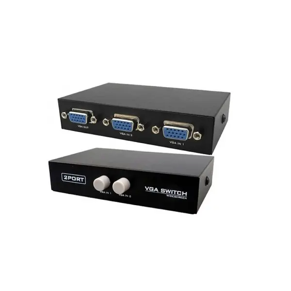 هاب سوئیچ 2 پورت VGA وی-نت V-net VGA Hub 2 Port Sharing Switch - 3