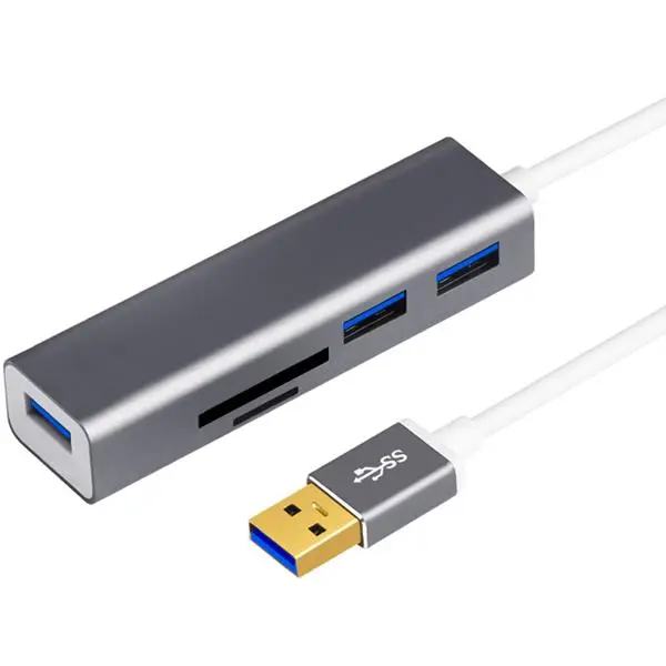 هاب 3 پورت USB 3.0 اونتن مدل OTN-5223 به همراه کارت خوان onten OTN-5223 USB3.0 CardReader-HUB Adapter
