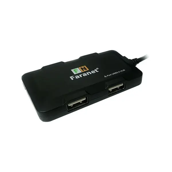 هاب 4 پورت 0.2 USB فرانت Faranet مدل FN-U2H406 FARANET USB 2.0 Hub, 4 Port / FNU2H406