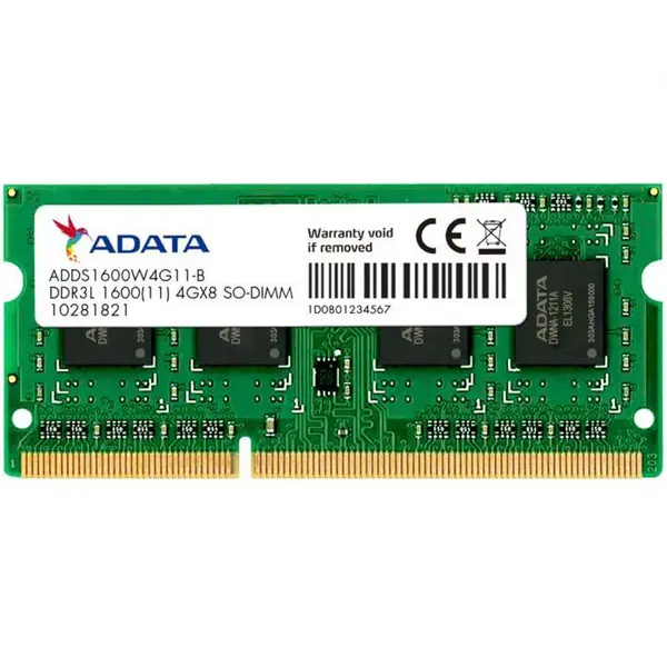 رم لپ تاپ ای دیتا پریمیر پرو 4 گیگابایت با فرکانس 1600 مگاهرتز ADATA Premier Pro PC3L-12800S 4GB DDR3L 1600MHz Laptop Memory