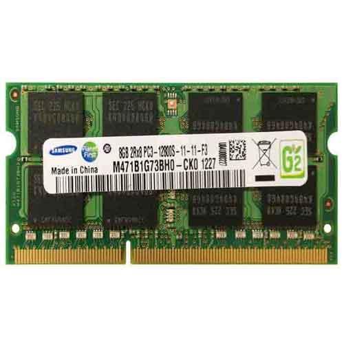 رم لپ تاپ سامسونگ 4 گیگابایت DDR3 با فرکانس 1600 SAMSUNG 4GB PC3L-12800S SoDimm Notebook RAM                               Memory Module M471B5173QH0