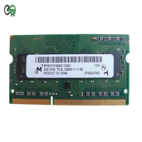 رم سرور اچ پی 4GB PC3-12800E Micron 4GB PC3L-12800S SoDimm Notebook RAM                               Memory Module MT8KTF51264HZ-1G6E1