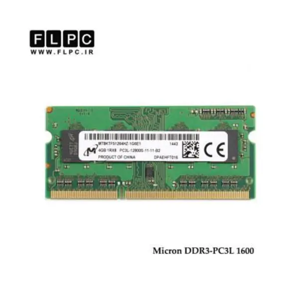 رم لپ تاپ 4 گیگ Micron DDR3-PC3L (1600-12800)