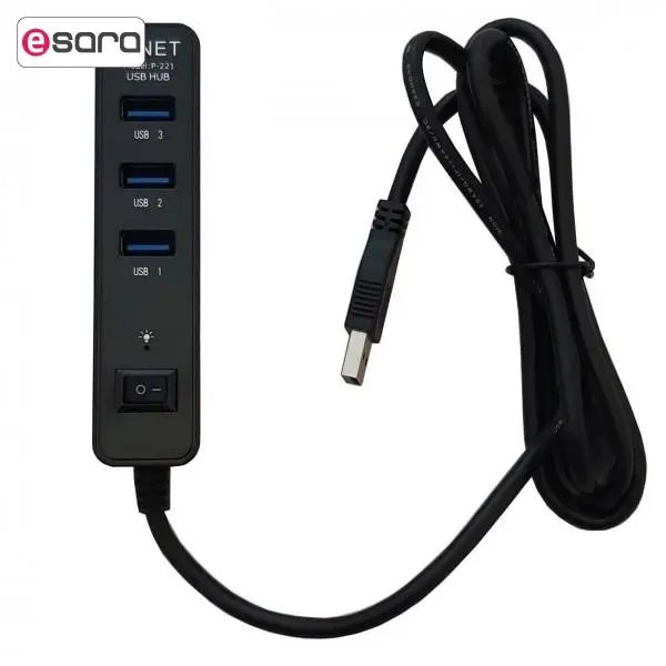 هاب یو اس بی 4 پورت پی نت مدل P-221 هاب یو اس بی 4 پورت پی نت مدل P-221 - 2