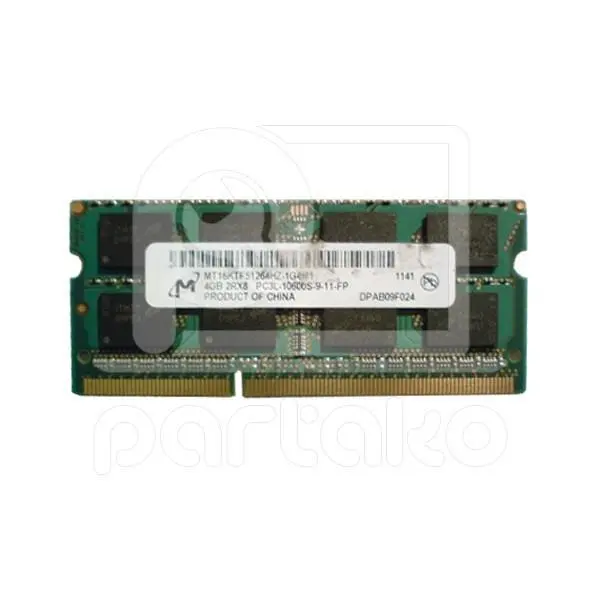 رم لپ تاپ 4 گیگ میکرون RAM MiCRON 4GB DDR3 1600 Micron 4GB PC3L-14900 DDR3-1866MHz SoDimm Ram Memory Module MT8KTF51264HZ-1G9E2 - 3