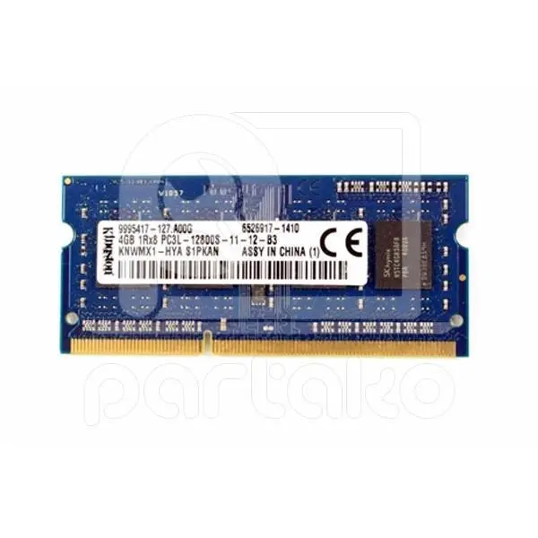 رم لپ تاپ 4 گیگ میکرون RAM MiCRON 4GB DDR3 1600 Micron 4GB PC3L-14900 DDR3-1866MHz SoDimm Ram Memory Module MT8KTF51264HZ-1G9E2 - 4