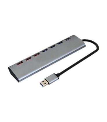 هاب 4 پورت USB 3.0 با 3 پورت شارژ همراه آداپتور کی نت K-HUAMH117