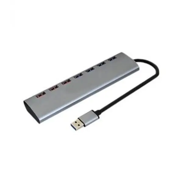 هاب 4 پورت USB 3.0 با 3 پورت شارژ همراه آداپتور کی نت K-HUAMH117