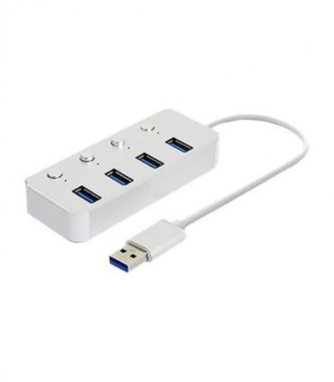 هاب 4 پورت USB 3.0 کلید دار کی نت K-HUAMH504