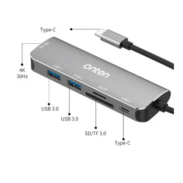هاب 4 پورت USB 3.0 اونتن مدل OTN-95116 -