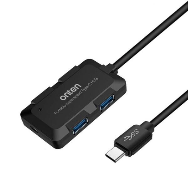 هاب 4 پورت USB-C اونتن مدل ONT-9102B -