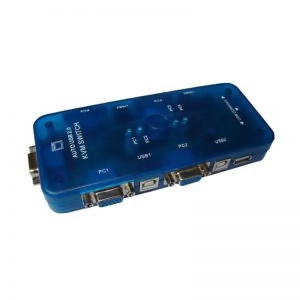 هاب سوئیچ اتوماتیک 4 پورت پرینتر مدل V-net V-net Auto USB Hub 4 Port Printer Sharing Switch - 5