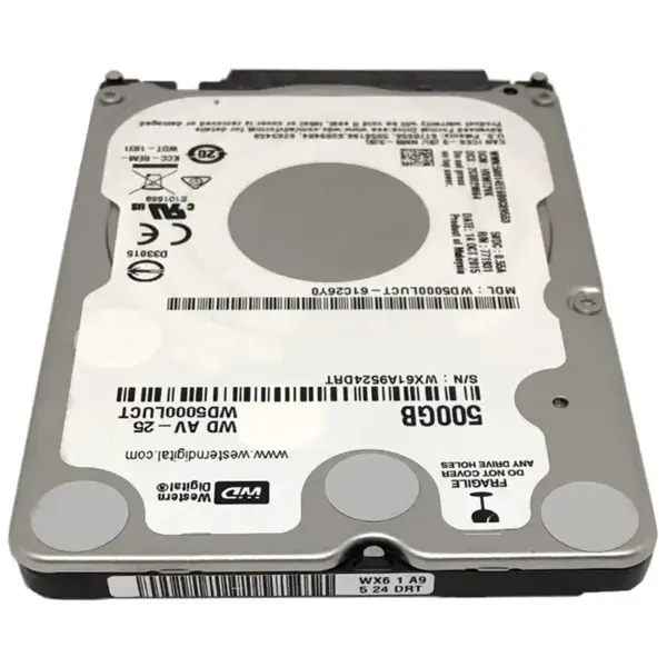 هارد دیسک لپ تاپ وسترن دیجیتال ظرفیت 500 گیگابایت Western Digital 500GB Blue WD5000BPVT NoteBook Hard Drive