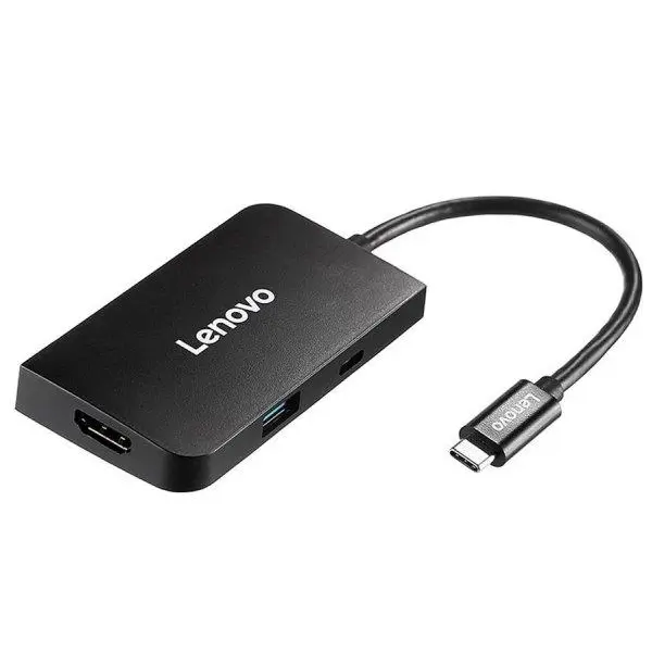 هاب تایپ سی با 5 پورت لنوو Lenovo 5 in 1 Type C HUB Adapter S705