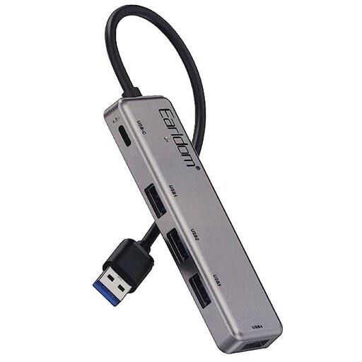 هاب 5 پورت USB2.0 ارلدام مدل HUB12 -