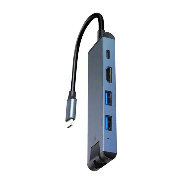 هاب 5 پورت USB-C کوتتسی مدل 16002 Coteetci 16002 Type-C USB HUB