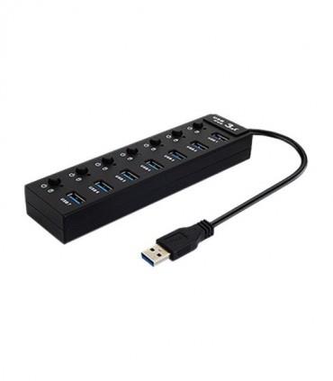 هاب 7 پورت USB 3.0 کلید دار کی نت K-HUAMH907