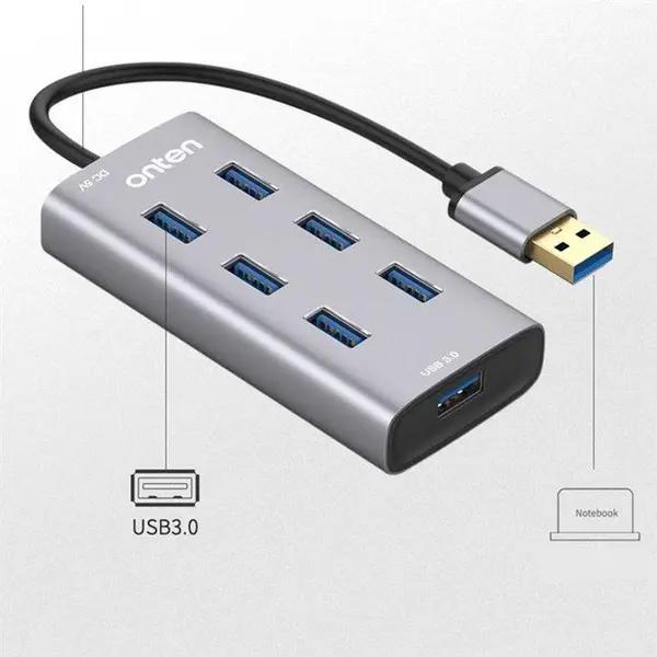 هاب 7 پورت USB 3.0 اونتن مدل OTN-8108 -