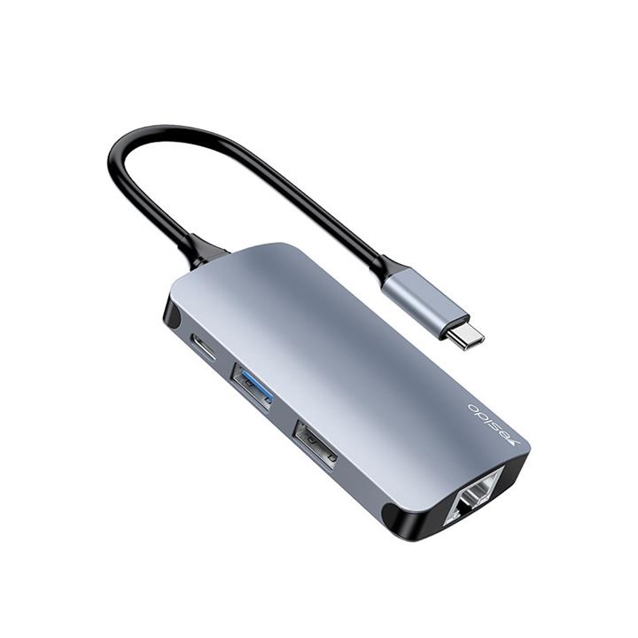 هاب 7 پورت USB-C یسیدو مدل HB15 -
