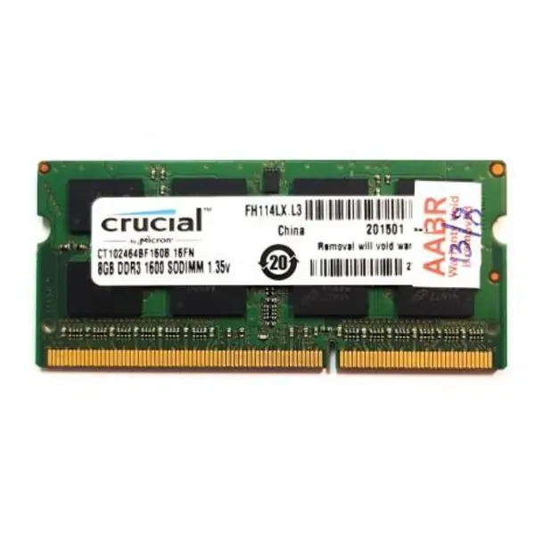 رم لپ تاپ کروشیال 8 گیگابایت با فرکانس 1600 مگاهرتز Crucial PC3L-12800 8GB DDR3L 1600MHz CL11 Notebook Ram - 3