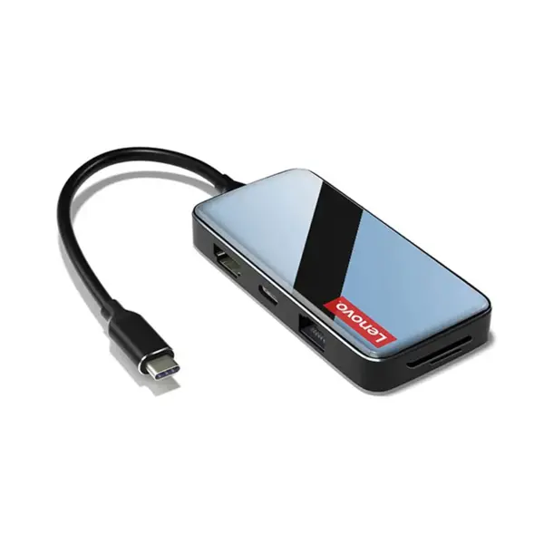 هاب و رم ریدر 8 پورت لنوو ER08 HDMI 4K 8 in 1 USB-C hub
