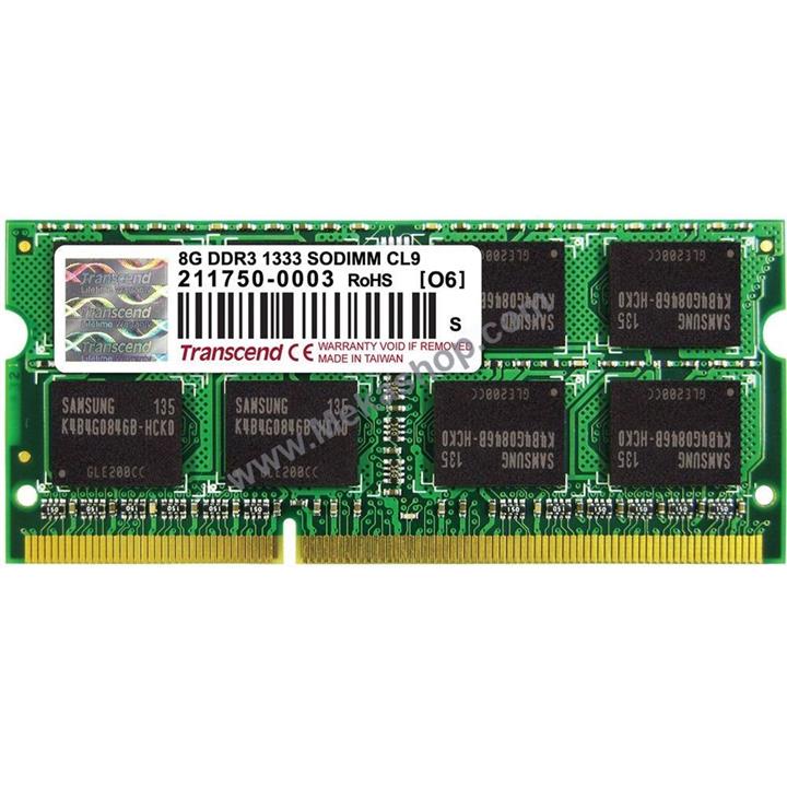 رم لپ تاپ سامسونگ 8GB DDR3 1333MHz PC3-10600