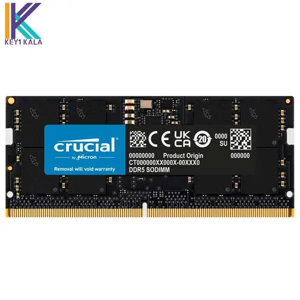 رم لپ تاپ کوروشیال CRUCIAL RAM LAPTOP DDR5 16GB 4800MHz Crucial 16GB DDR5 4800mhz Laptop Ram