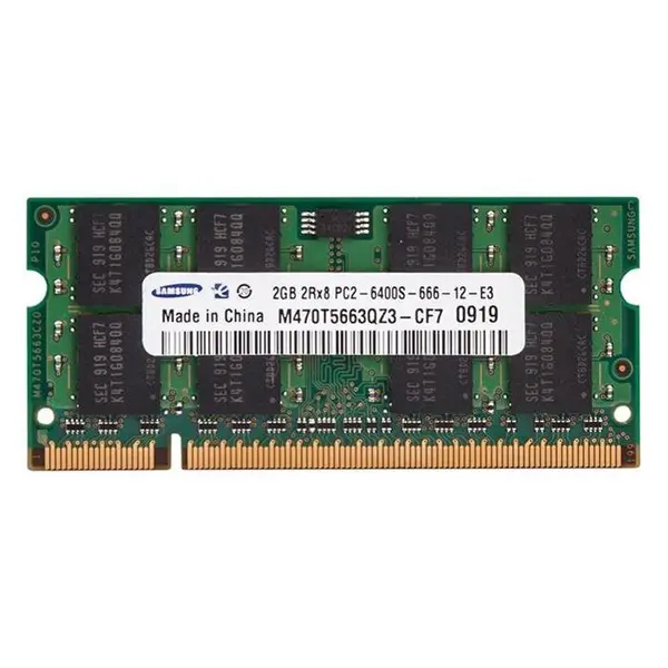 رم لپ تاپ سامسونگ مدل DDR2 6400s MHz ظرفیت 2 گیگابایت Samsung DDR2 6400s MHz RAM - 2GB - 4