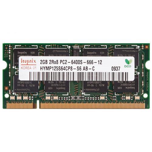 رم لپ تاپ هاینیکس مدل DDR2 6400s MHz ظرفیت 2 گیگابایت Hynix DDR2 6400s MHz RAM - 2GB