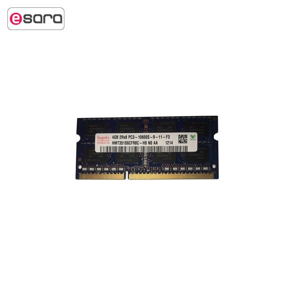 رم لپ تاپ هاینیکس مدل DDR3 10600s MHz ظرفیت 4 گیگابایت Hynix DDR3 10600s MHz RAM - 4GB