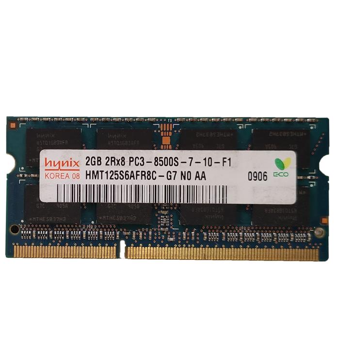 رم لپ‌تاپ DDR3 تک کاناله 1066 مگاهرتز CL8 هاینیکس مدل 8500s ظرفیت 2 گیگابایت -