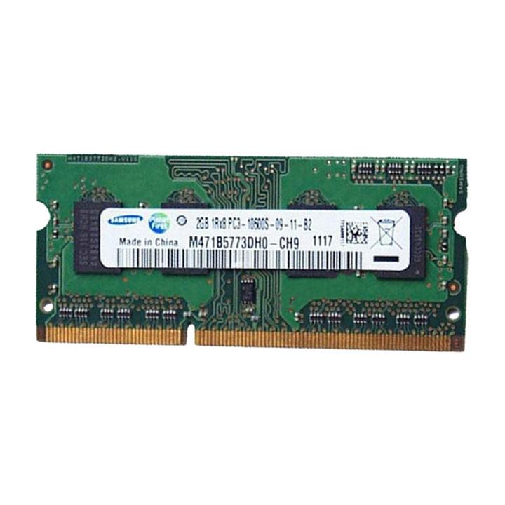 رم لپتاپ DDR3 تک کاناله 1333 مگاهرتز CL11 سامسونگ مدل PC3 10600S ظرفیت 2 گیگابایت -