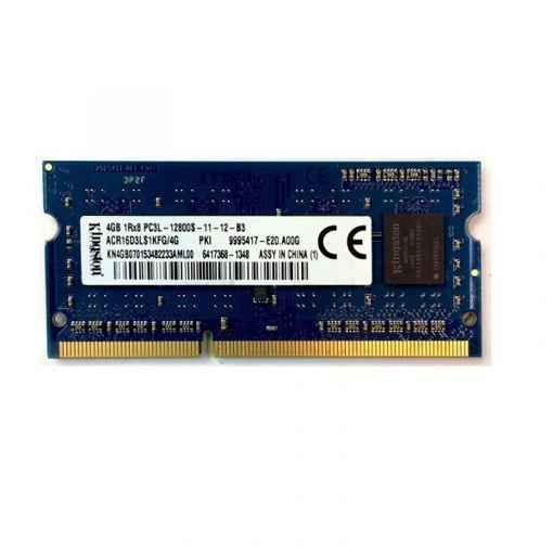 رم لپ تاپ کینگستون DDR3 1600 ACR16D3LS1KFG/4G ظرفیت ۴ گیگابایت