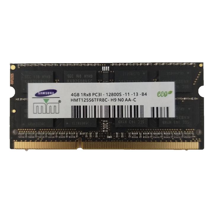 رم لپ تاپ DDR3L تک کاناله 1600 مگاهرتز CL9 سامسونگ مدل PC3L ظرفیت 4 گیگابایت Samsung PC3L  DDR3L 1600MHz CL9 Single Channel laptop RAM 4GB