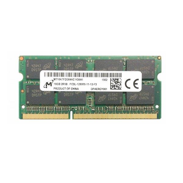 رم لپتاپ DDR3L تک کاناله 1600 مگاهرتز CL11 میکرون مدل PC3L-12800S ظرفیت 16 گیگابایت -