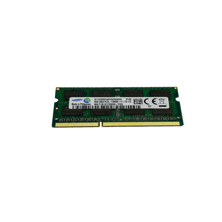 رم لپ تاپ DDR3L دو کاناله 1600مگاهرتز cl11 سامسونگ مدل  PC3L-12800S ظرفیت 8 گیگابایت -