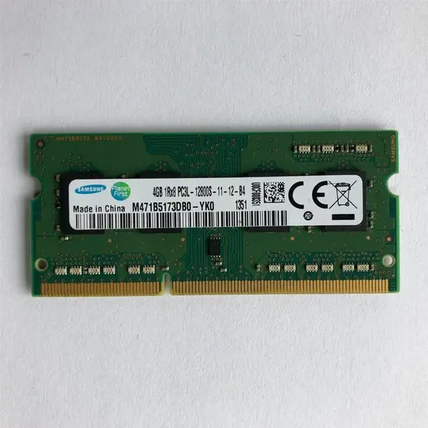 رم لپ تاپ DDR3L تک کاناله 1600 مگاهرتز سامسونگ مدل PC3L-12800 ظرفیت 4 گیگابایت -