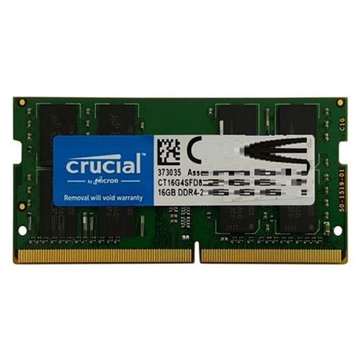 رم لپ تاپ DDR4 کروشیال با ظرفیت 16 گیگابایت و فرکانس 2666 مگاهرتز Crucial 16GB DDR4 2666MHZ 1.2V Laptop Memory